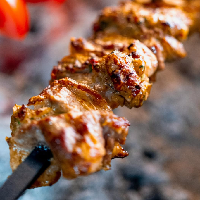 a sizzling kebab served at Glorias Fast Food in Bonnyrigg